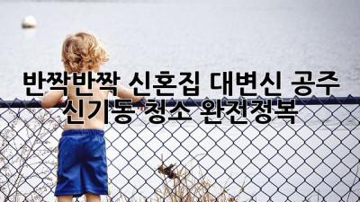 ✨ 반짝반짝 신혼집 대변신! 공주 신기동 청소 완전정복 🏡